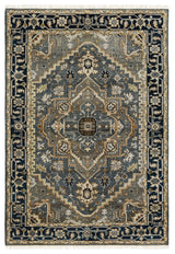 Jaipur Living Andrews Hand-Knotted Medallion Gray/ Brown Area Rug - Modern Rug Importers
