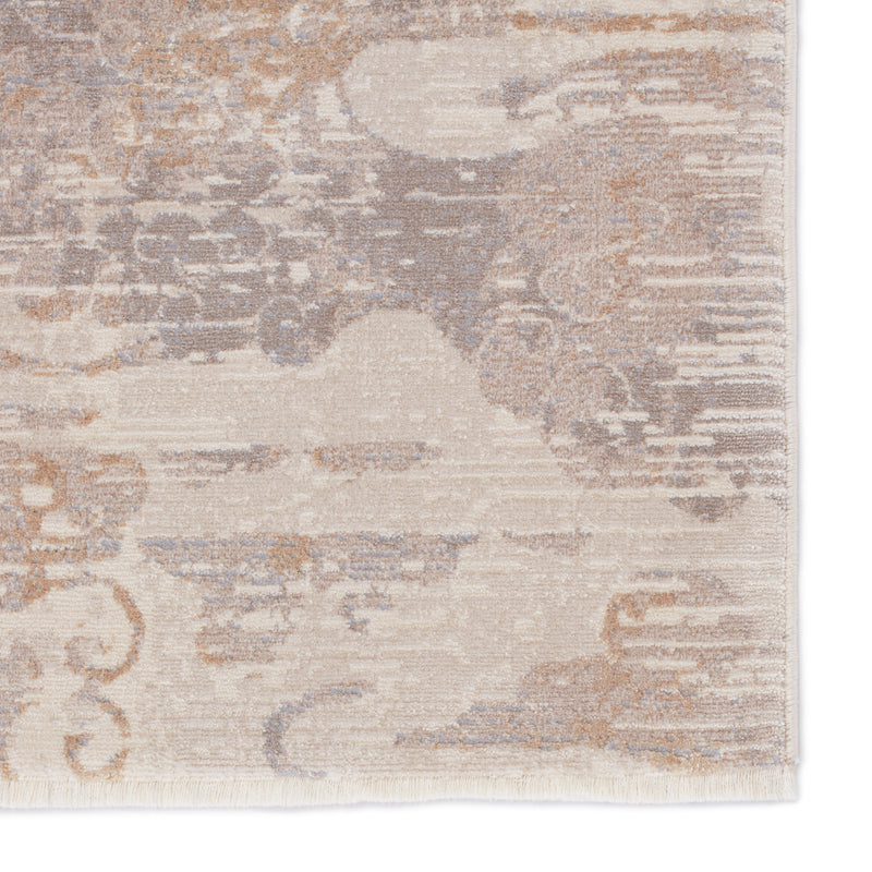 Kevin O'Brien by Jaipur Living Cumulus Abstract Tan/ Cream Area Rug - Modern Rug Importers