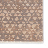 Kevin O'Brien by Jaipur Living Sierra Geometric Taupe/ Gray Area Rug - Modern Rug Importers