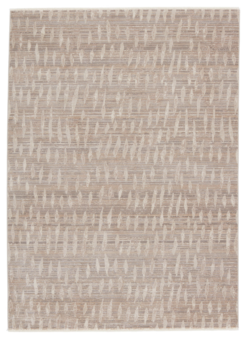 Kevin O'Brien by Jaipur Living Migration Tribal Gray/ Tan Area Rug - Modern Rug Importers