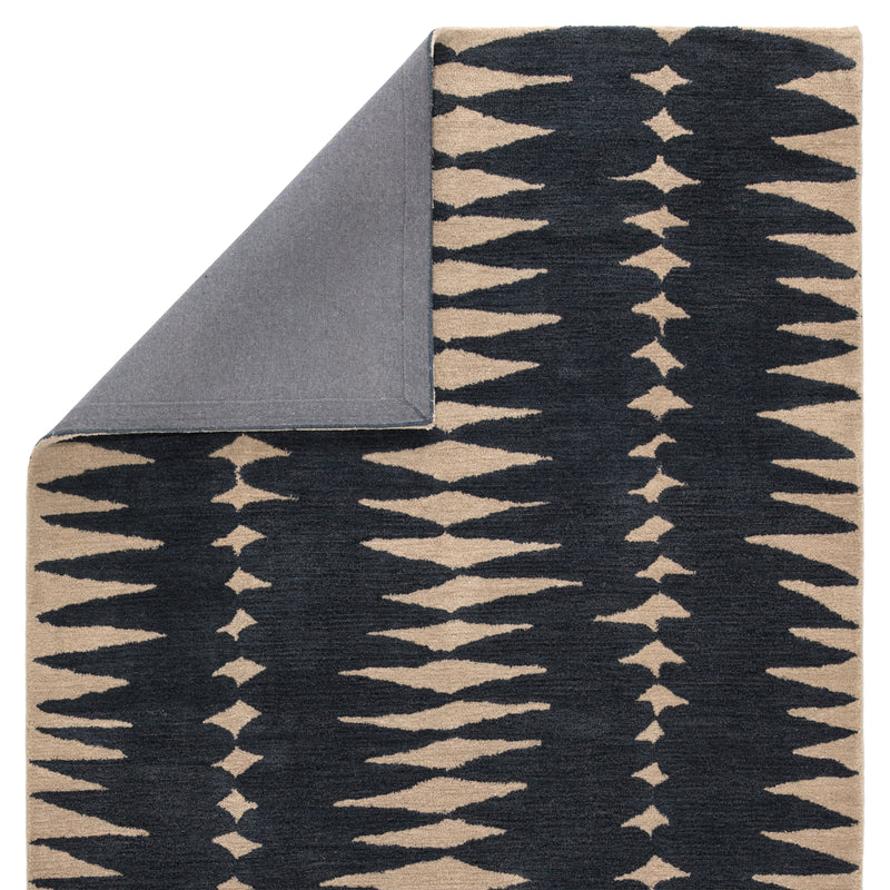 Luli Sanchez by Jaipur Living Tear Drops Handmade Geometric Gray/ Beige Area Rug - Modern Rug Importers