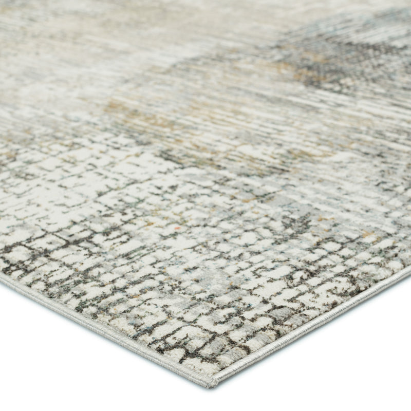 Vibe by Jaipur Living Lavorre Abstract Gray/ Gold Area Rug - Modern Rug Importers