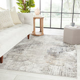 Vibe by Jaipur Living Lavorre Abstract Gray/ Gold Area Rug - Modern Rug Importers