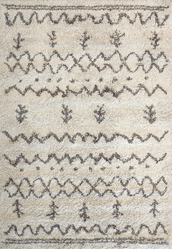 ABYSS 5086-109 IVORY/GREY - Modern Rug Importers