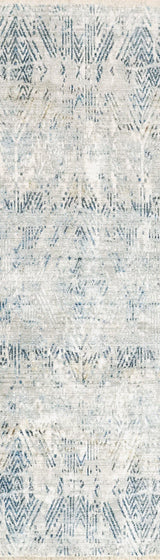 ALEA 1803-850 TAUPE/BLUE - Modern Rug Importers