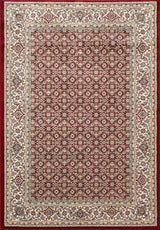 ANCIENT GARDEN 57011-1414 RED/IVORY - Modern Rug Importers
