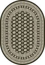 ANCIENT GARDEN 57102-3636 CHARCOAL/SILVER - Modern Rug Importers
