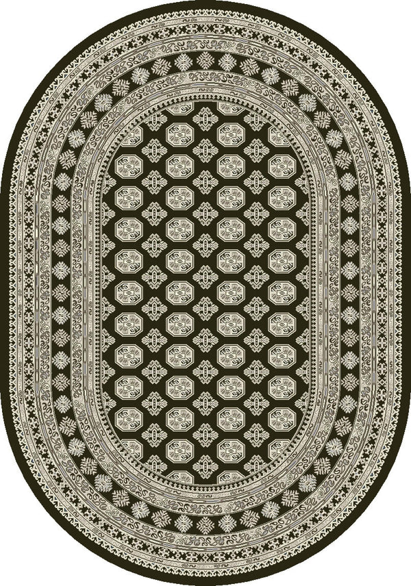 ANCIENT GARDEN 57102-3636 CHARCOAL/SILVER - Modern Rug Importers