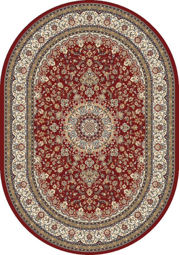 ANCIENT GARDEN 57119-1414 RED/IVORY - Modern Rug Importers
