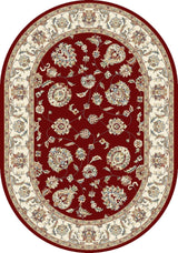 ANCIENT GARDEN 57365-1464 RED/IVORY - Modern Rug Importers
