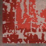 Nourison Symmetry SMM02 Beige/Red Artistic Indoor Rug