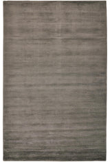 Batisse Luxe Viscose Handwoven Rug, Charcoal Gray, 9ft - 6in x 13ft - 6in Area Rug - Modern Rug Importers