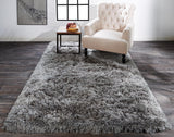 Beckley Ultra Plush 3in Shag Rug, Ether/Light Gray, 9ft - 6in x 13ft - 6in Area Rug - Modern Rug Importers