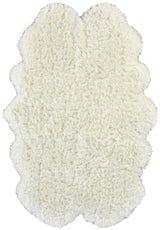 Beckley Ultra Plush 3in Shag Rug, Pearl White, 9ft - 6in x 13ft - 6in Area Rug - Modern Rug Importers