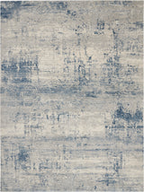 Nourison Rustic Textures RUS10 Ivory/Blue Artistic Indoor Rug