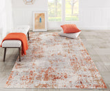 Cannes Copper Designer Abstract Area Rug - Modern Rug Importers