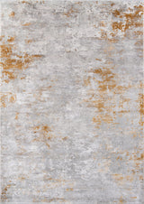 Cannes Gold Designer Abstract Area Rug - Modern Rug Importers