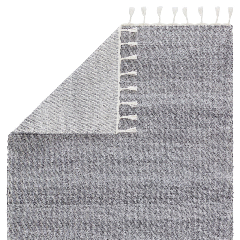 Jaipur Living Encanto Indoor/ Outdoor Solid Gray/ White Area Rug - Modern Rug Importers