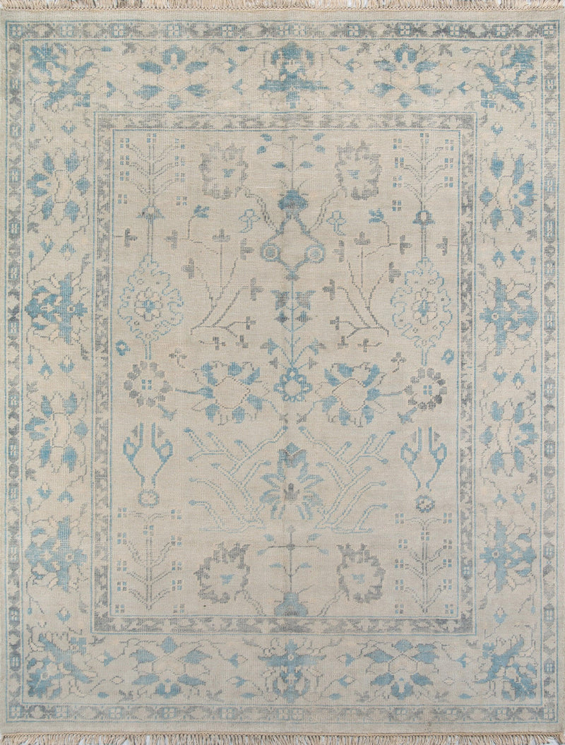 Concord Ivory Lowell Hand Knotted Oriental Area Rug - Modern Rug Importers