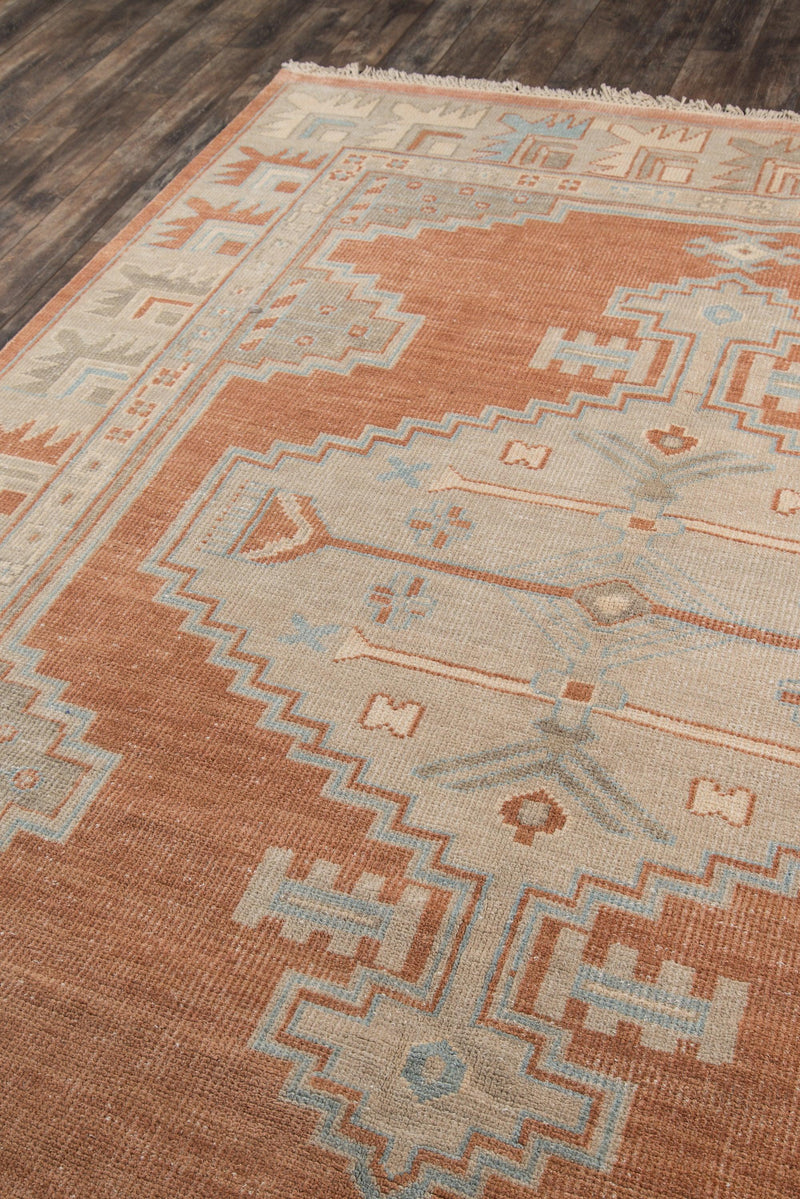 Concord Rust Walden Hand Knotted Oriental Area Rug - Modern Rug Importers
