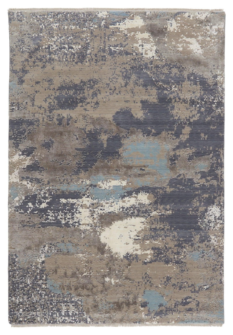 Jaipur Living Adriatic Abstract Gray/ Light Blue Area Rug - Modern Rug Importers