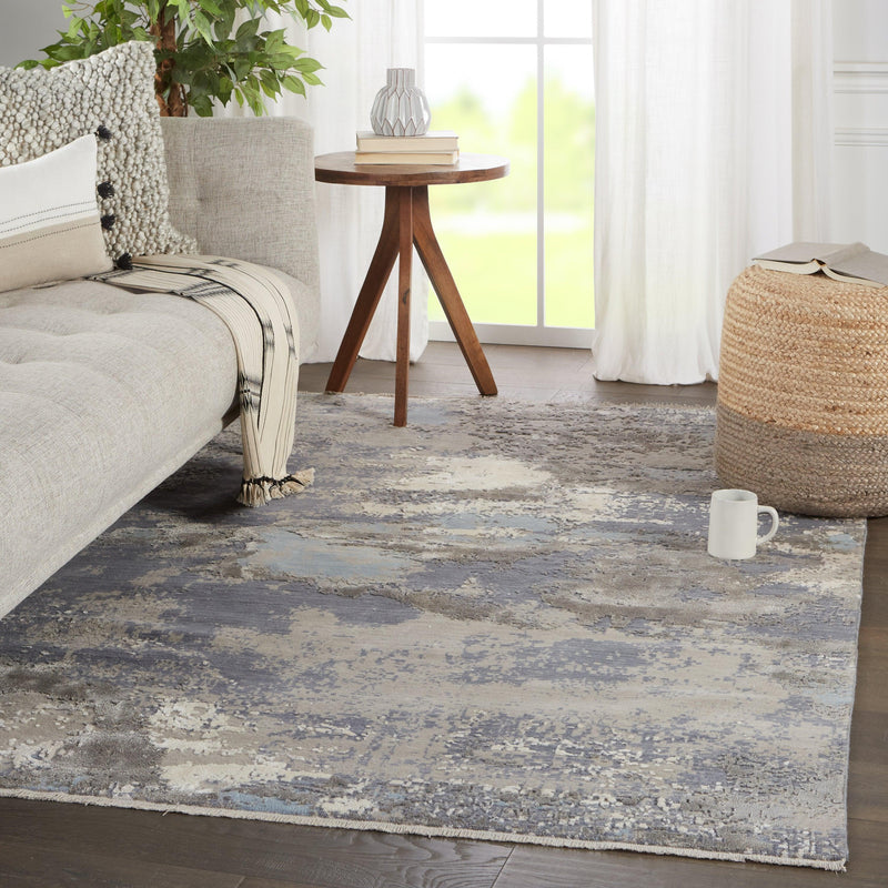 Jaipur Living Adriatic Abstract Gray/ Light Blue Area Rug - Modern Rug Importers