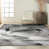 Calvin Klein Balian CK53 Grey/Black Contemporary Indoor Rug