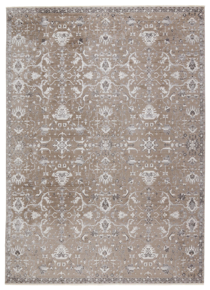 Vibe by Jaipur Living Fionn Oriental Gray/ Taupe Area Rug - Modern Rug Importers
