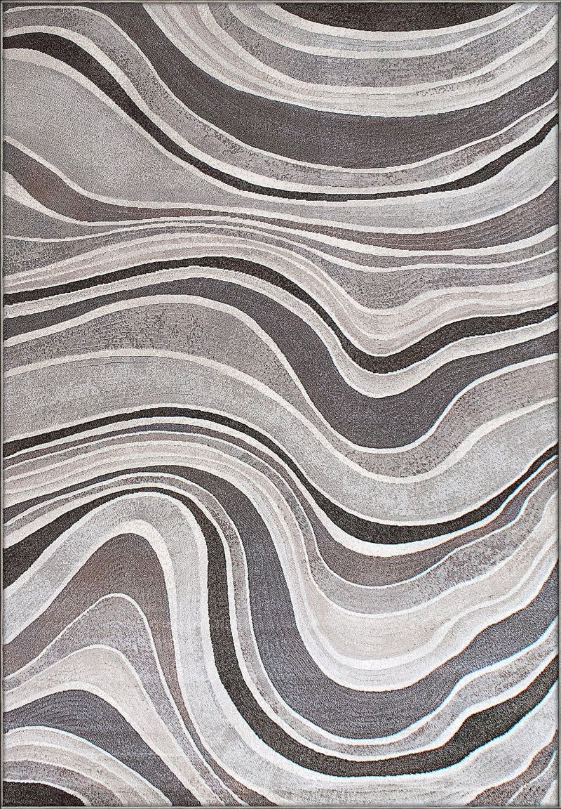 ECLIPSE 68141-6343 MULTI SILVER - Modern Rug Importers