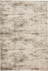 Frida Distressed Abstract Prismatic Rug, Ivory/Gray/Brown, 9ft x 12ft Area Rug - Modern Rug Importers