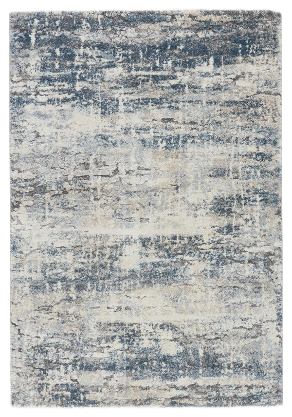 Vibe by Jaipur Living Benton Abstract Blue/ Gray Area Rug - Modern Rug Importers