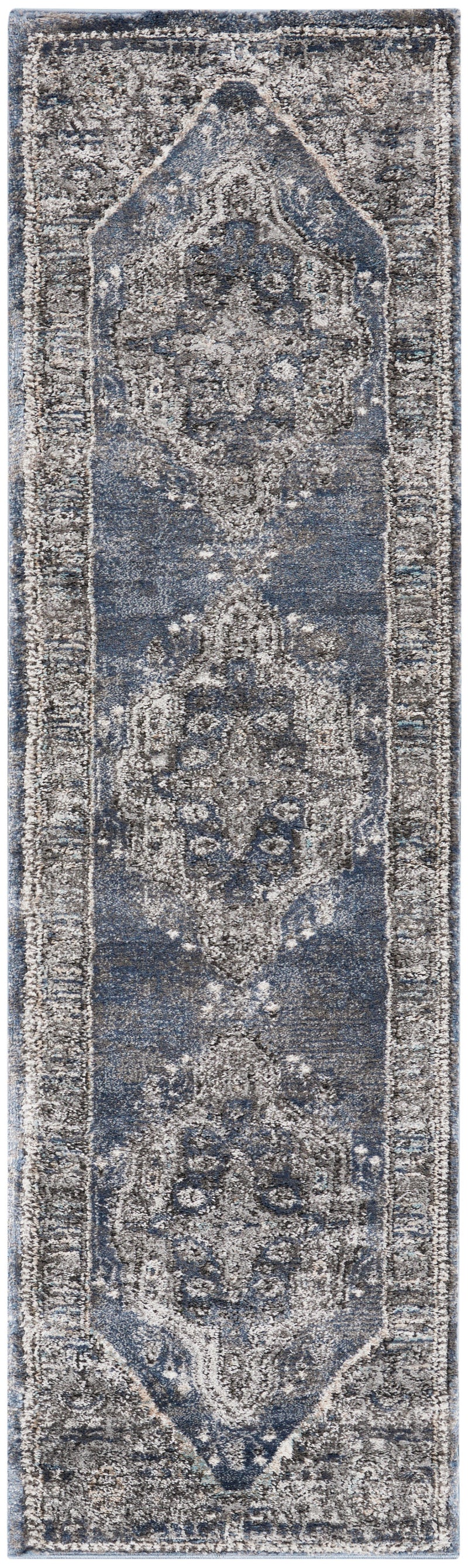 Kathy Ireland American Manor AMR02 Blue French Country Indoor Rug