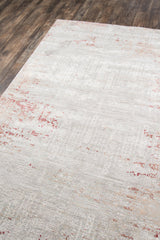 Genevieve Red Distressed Design Area Rug - Modern Rug Importers