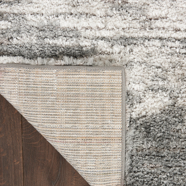 Nourison Dreamy Shag DRS02 Charcoal/Ivory Modern & Contemporary Indoor Rug