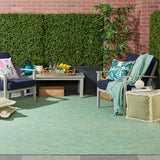 Nourison Positano POS01 Blue/Green Modern Indoor/Outdoor Rug