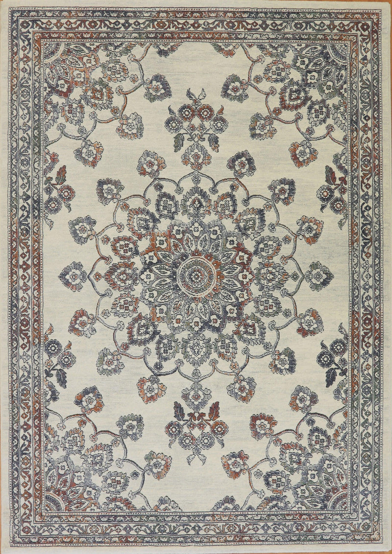 IMPERIAL 63420-7626 IVORY/MULTI - Modern Rug Importers