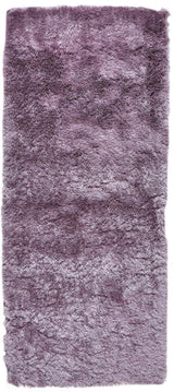 Indochine Plush Shag Accent Rug with Metallic Sheen, Amethyst Quartz, 2ft x 3ft-4in - Modern Rug Importers