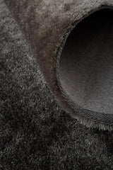 Indochine Plush Shag, Metallic Sheen, Gray/Silver Mink, 7ft-6in x 9ft-6in Area Rug - Modern Rug Importers