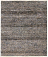 Janson Classic Striped Rug, Dark/Warm Gray, 5ft - 6in x 8ft - 6in Area Rug - Modern Rug Importers