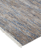 Janson Classic Striped Rug, Dark/Warm Gray, 5ft - 6in x 8ft - 6in Area Rug - Modern Rug Importers