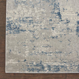 Nourison Rustic Textures RUS10 Ivory/Blue Artistic Indoor Rug