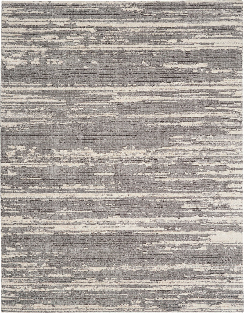 Nourison Zermatt ZER02 Grey/Ivory Contemporary Indoor Rug