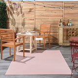 Nourison Essentials NRE01 Pink Outdoor Indoor/Outdoor Rug