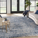 Nourison Dreamy Shag DRS06 Light Blue Modern & Contemporary Indoor Rug