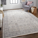 Marquette Traditional Persian Style Rug, Beige/Warm Gray, 5ft x 7ft - 2in Area Rug - Modern Rug Importers