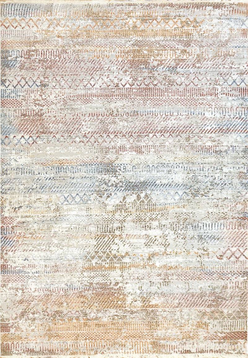 MOOD 8450-130 IVORY RED - Modern Rug Importers