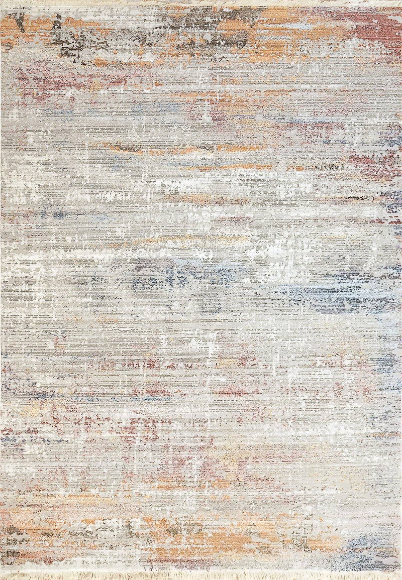 MOOD 8456-130 IVORY RED - Modern Rug Importers