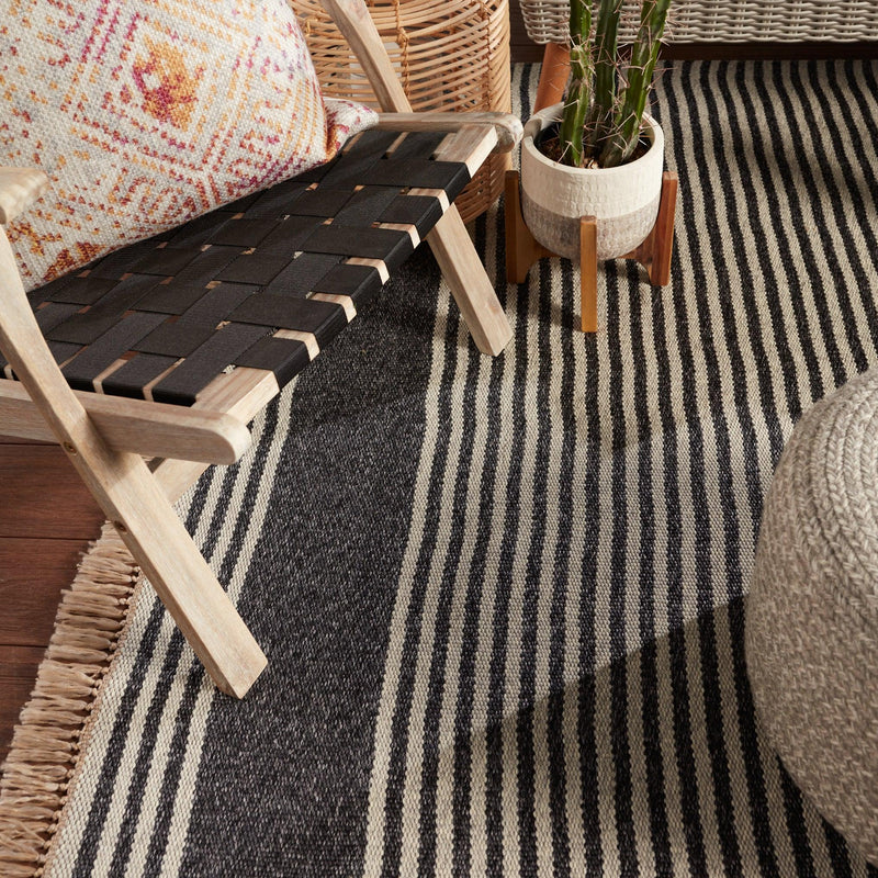 MRB01 Morro Bay - Vibe by Jaipur Living Strand Indoor/ Outdoor Striped Area Rug - Modern Rug Importers