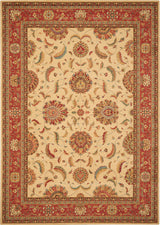 Nourison Living Treasures LI04 Ivory/Red Persian Indoor Rug
