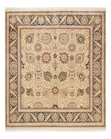 One-of-a-Kind Imported Hand-knotted Area Rug  - Beige, 6' 2" x 6' 2" - Modern Rug Importers